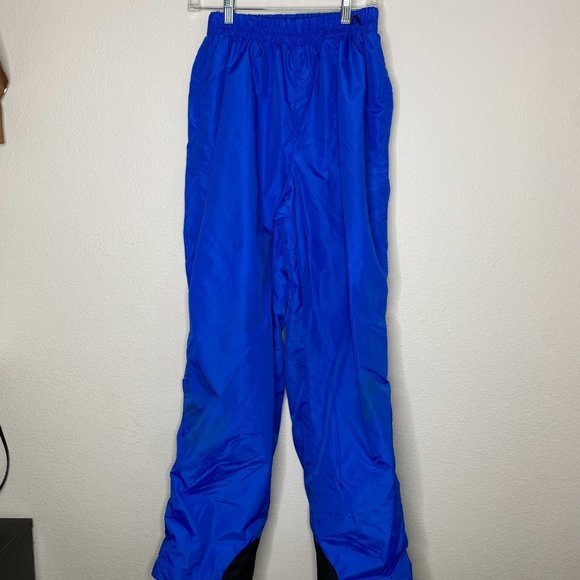 Columbia men's size M, royal blue outdoor windproof pants with elastic waist. - Picture 1 of 8